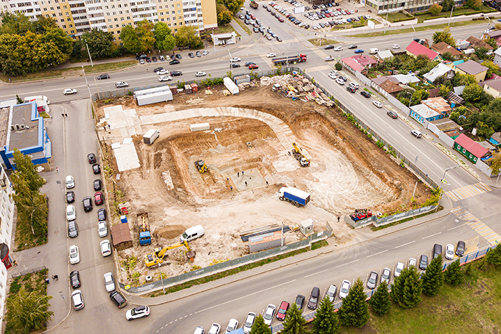 Drone Photography of Construction