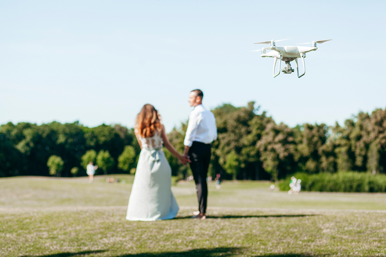 Drone Photography of Weddings